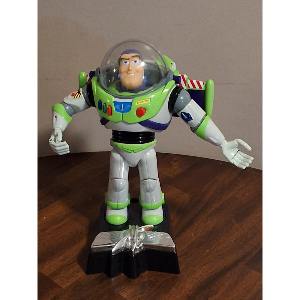 Vintage Disney Toy Story Buzz Lightyear Room Guard Motion Sensor Light Up WORKS